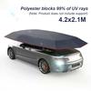 Car Sunshade, Roof Sunshade, Outdoor Parking Shed, Folding Rainproof and Rain Proof Small Car SUV Umbrella Style Car Tent