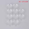 10Pcs Acrylic Clear Display Stand Sphere Holder For  Ball Base