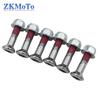 6 шт. 8*25 мм Комплекты болтов для звездочек Винты Для HONDA SUZUKI KAWASAKI YAMAHA KTM RMZ DRZ YZF KXF KLX CRF Мотокросс Питбайк