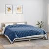 VidaXL Weighted Blanket Blue 235x290 Cm 15 Kg Fabric 350805