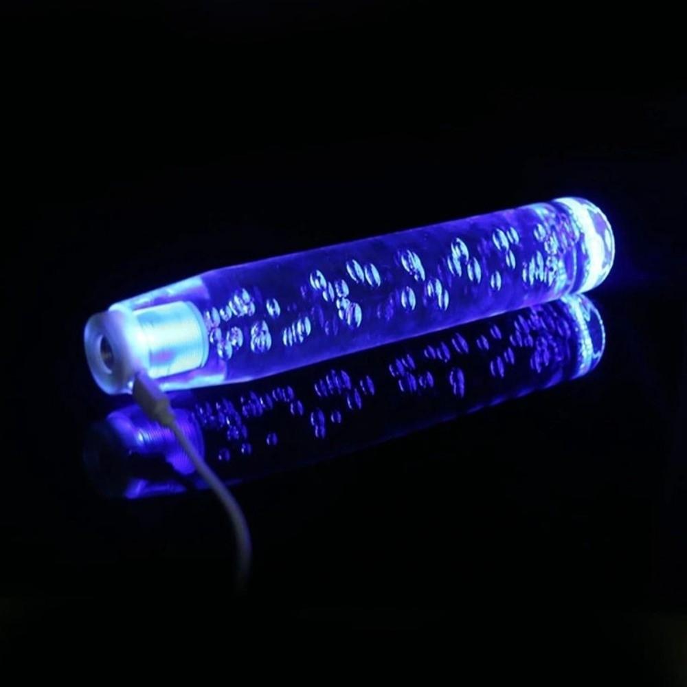 Light RGB Manual Shifter Stick Lever 12/24V Gear Shift Knob Stick for Manual Transmission
