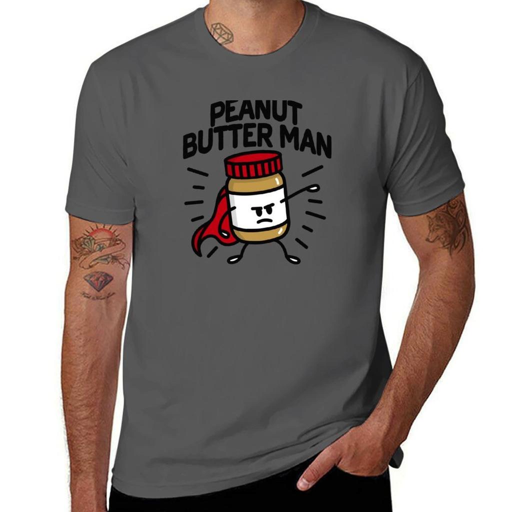 Peanut Butter Unisex Place On Light Background Tshirt Long Lasting Casual Tshirt