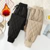 New Winter Thick and Warm Down Cotton Pants with Loose Oversized Casual Haren Pants