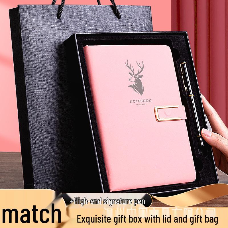 Personalized A5 Business Notebook with Logo - Thick Notebook for Office, Meetings, and Diary Use