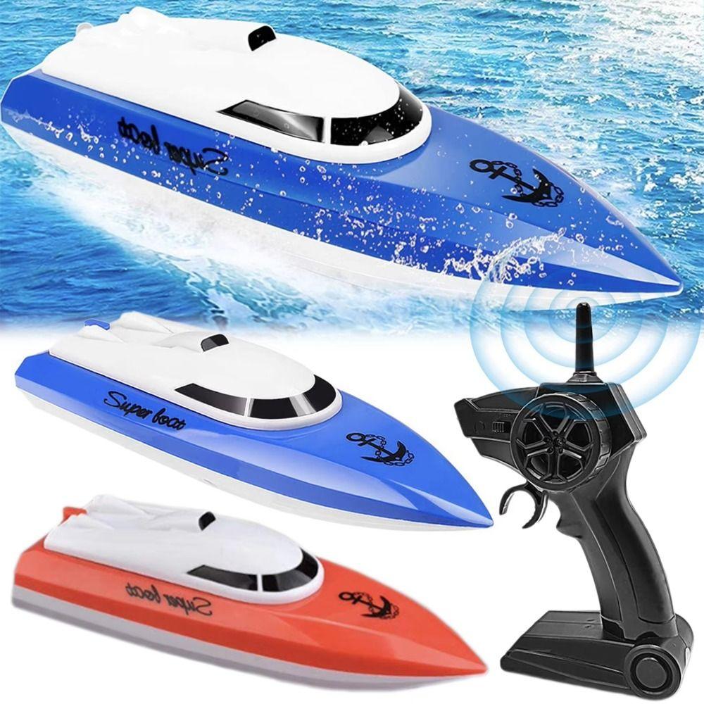 Water Racer RC Speedboat High Speed Boat Electric Toys Birthday Gift Remote Control Boat  Kids Toy
