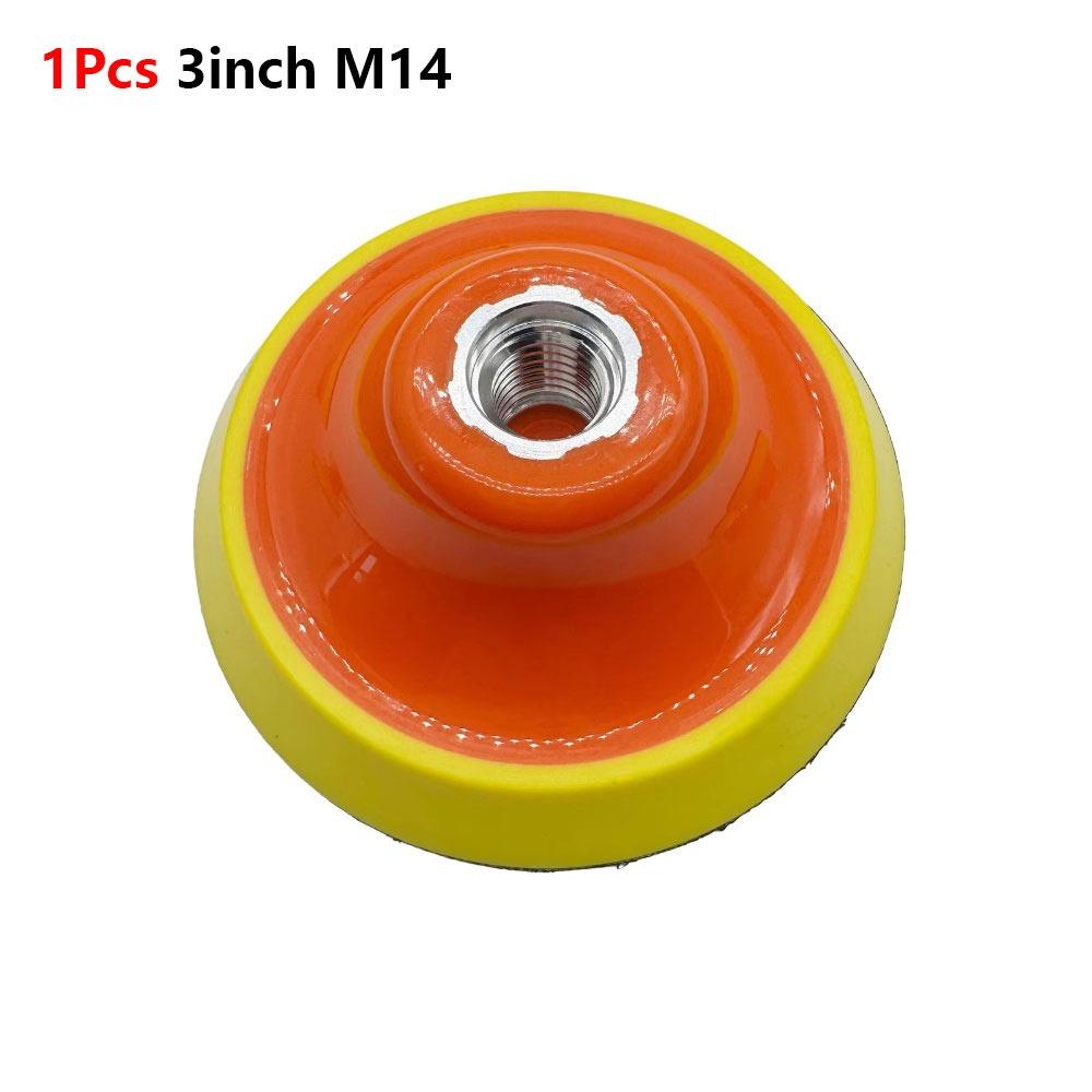 1Pcs 2-7 Inch Universal Backing Plate Plastic And Metal M10 M14 M16 Thread Sanding Pad Backer Hook And Loop Fastener