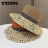 Весна и лето Новая шляпа для защиты от солнца Женская соломенная шляпа для путешествий Шляпа от солнца для пляжа и отдыха Защита от ультрафиолета Шляпа от солнца