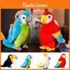 Colorful Parrot Plush Toy Pillow Wholesale Gift With Logo Cartoon Animal Decorative Ornament 25cm 0.2kg