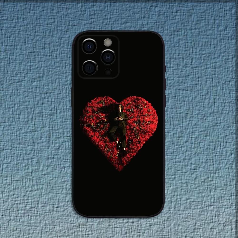 C-Conan Gray Singer Phone Case For iPhone 16,15,14,13,12,11,Pro,X,XS,Max,XR,Plus,Mini Soft Black Cover
