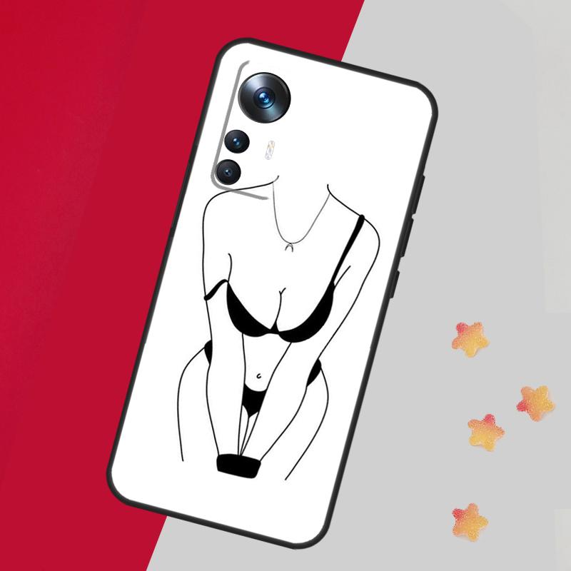 Чехол-арт с изображением женского тела для Xiaomi 15 14 13 Ultra 11T 12T 13T 14T Pro Чехол для POCO X7 X6 X3 X5 F5 F6 F7 Pro