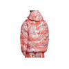 adidas Женская хлопковая куртка с капюшоном и логотипом на завязках, оранжевая HI6087