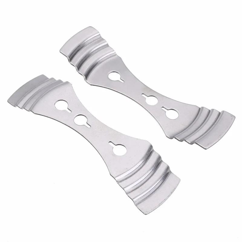 2 шт. Металлические держатели для фитилей свечей, центрирующие устройства, зажимы с отверстиями, материалы для изготовления, инструмент, аксессуары для изготовления фитилей для свечей своими руками