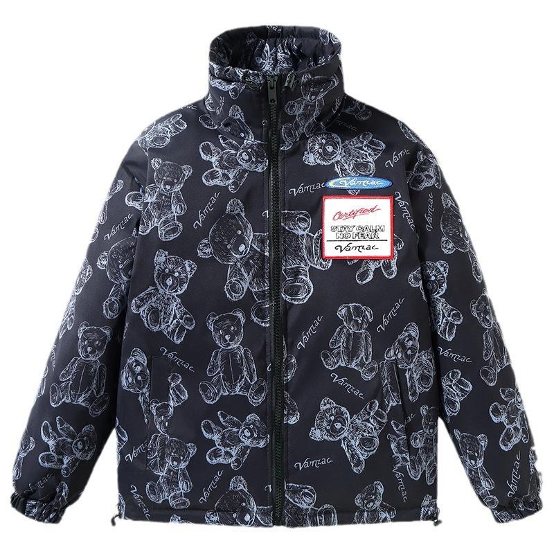 Down Jacket Men's Thickened Winter New Warm Top Trendy Short Hat Windproof Cold Fashion Loose Coat