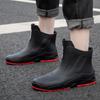Men's Rain Boots Waterproof Shoes Fishing Husband Galoshes Man Garden Rubber Boot Indoor Kitchen Work Rain Boots Car Wash Boots