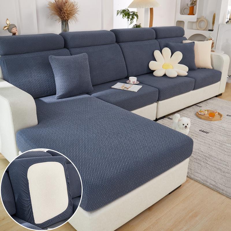 Universal Elastic Sofa and Cushion Cover Set - All-Inclusive, Four Seasons Adjustable Fit