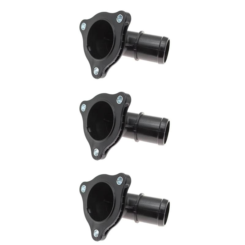 3PCS 25631-AA0 Engine Cooling System Water Inlet Thermostat Housing For Hyundai Azera Santa Kia Sedona Sorento Cadenza-A87Q