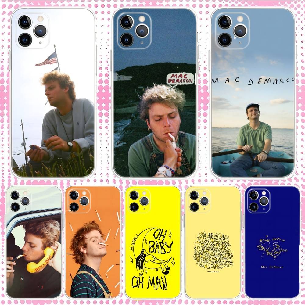 Чехол для телефона Mac Demarco для iPhone 17,16,15,14,13,12,11,Pro,Max,Plus,Air,X,XS,XR,SE,Mini Прозрачный Силиконовый Мягкий