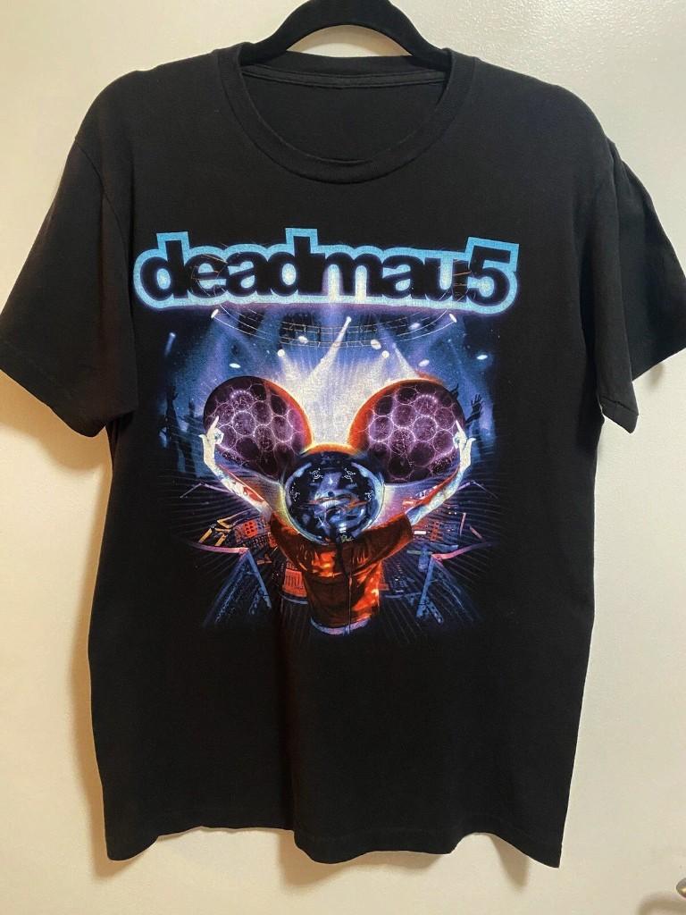 Collection Deadmau5 Tour Black Sleeve T-shirt S to 5XL GG279 Unisex T-Shirt