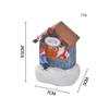 Новый рождественский домик из смолы, магазин Санта-Клауса, микропейзаж, украшения из смолы, рождественские украшения, подарки