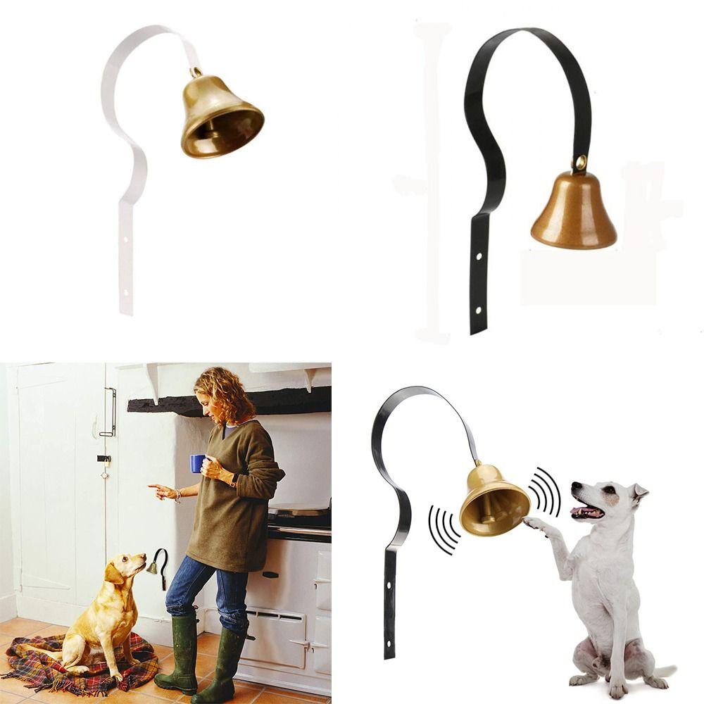 Creative Shop Decor Supplies Home Wall Mounted Pet Dog Bell Door Bell Metal Training Doorbell