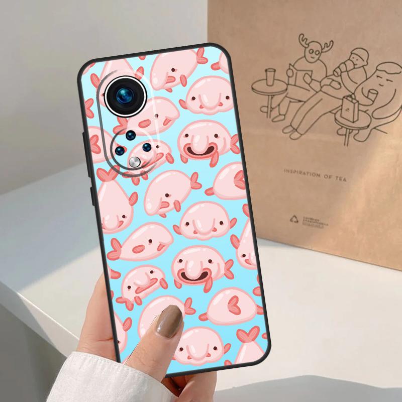 Чехол Blobfish For Honor Magic 8 7 6 5 Pro для Honor X9d X9c X9b X9a X8c X8b Win 200 400 50 70 90 Lite