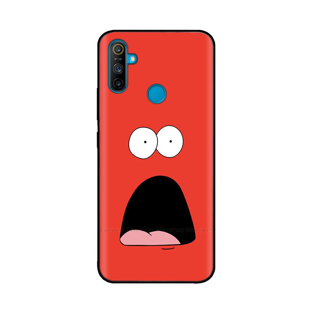 Чехол для Realme C3 Мягкий Черный Силикон ТПУ Узорчатая Задняя Крышка Для OPPO Realme C3 RMX2020 C 3 RealmeC3 Расписной Чехол для Телефона Fundas