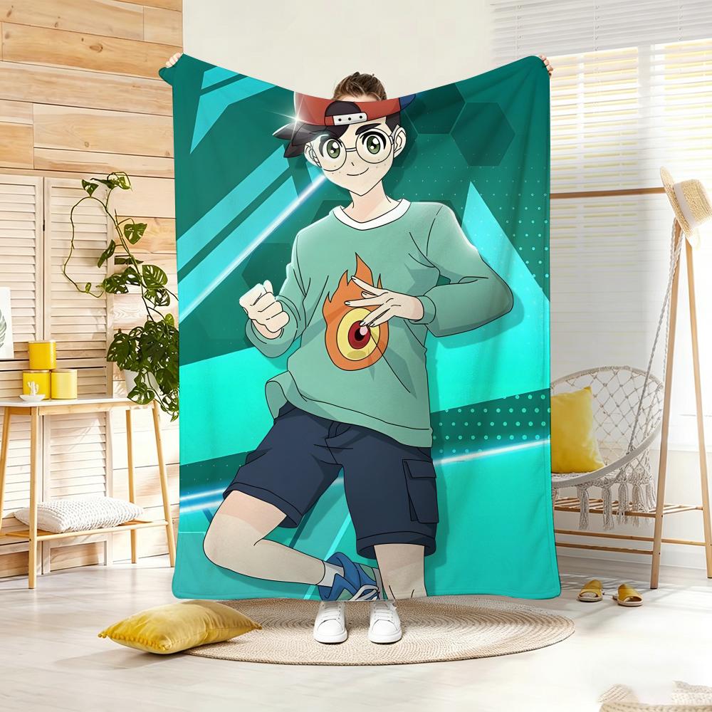 ANIME Popula T-The HauntedS Throw Lightweight 240g Flannel Blanket Soft Skin-friendly for Summer Cooling