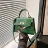 Trendy Summer 2024 Fashion Small Crossbody Bag Stylish Pu Leather Handbag For Daily Use In Black Blue Silver Green
