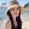 Sun Hat Summer Hat Rear Bowknot Wide Brim Cycling 360 Packable Degree Protection UV Fisherman for Outdoor Hiking
