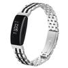For Fitbit Inspire HR/Inspire Watch Band Slim Five-Bead Stainless Steel Strap