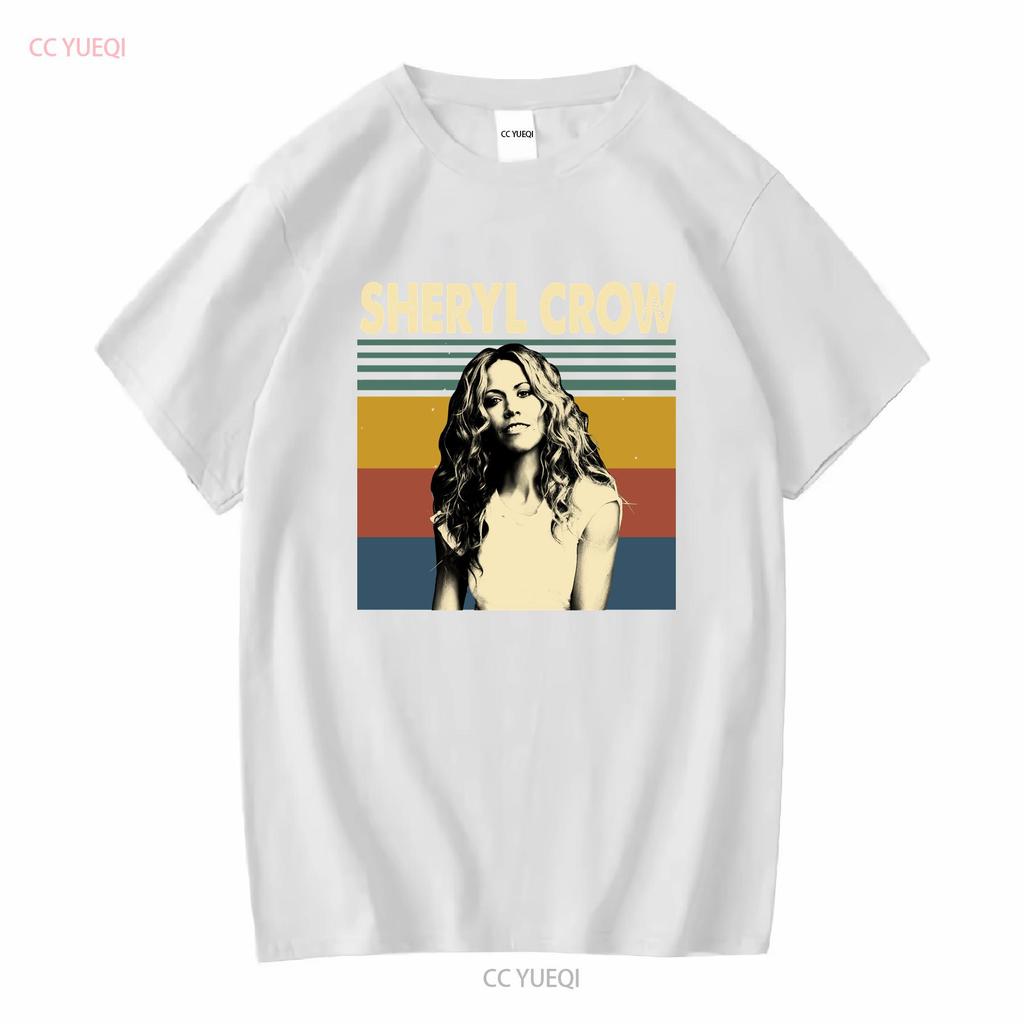 Sheryl Crow American Musician Vintage Retro T Shirt vintage Washed Stretched Casual Comfortable Slightly Soft fashion graphic