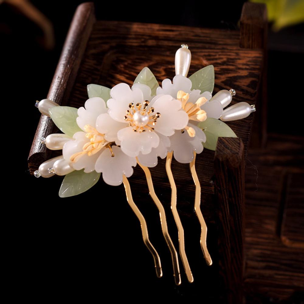 Кисточка Древняя Палочка для Волос Жемчуг Ханфу Головной Убор Антикварная Заколка для Волос Династии Тан Аксессуары для Волос