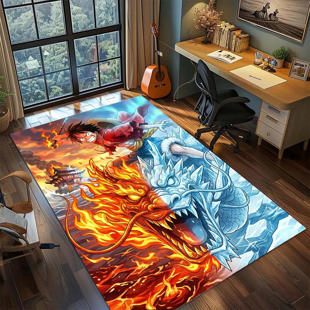 One Piece!Rug Carpet Large Area Rug Non Slip Washable Floor Mat Gamer Room Bedroom Home Decor
