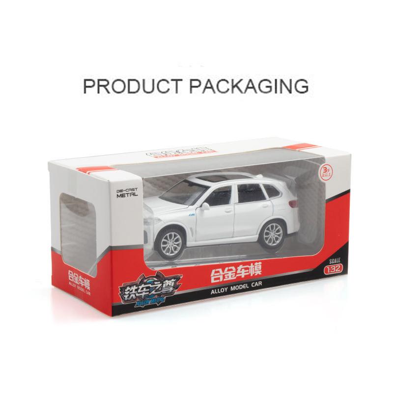 1/32 Scale X5 Diecast Car Model Toy, Pull Back Toy Vehicle with Sound and Light for Kids Toddler Boys Girls Gift Collection