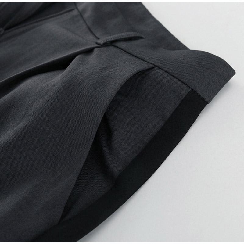 Женский костюм из 2 предметов, элегантный пиджак с карманом на пуговицах и длинным рукавом, высокая талия, прямые брюки, женский офисный наряд 2025 года на весну и осень