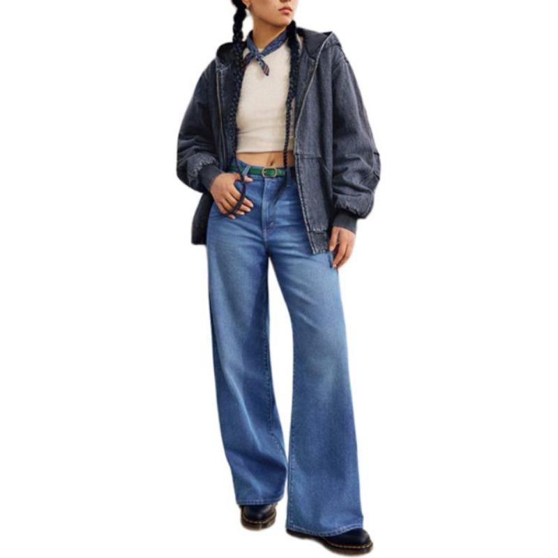 Levis American Vintage Потертая Повседневная Толстовка на Молнии с Капюшоном и Длинным Рукавом Мужские Куртки 005MY-0001
