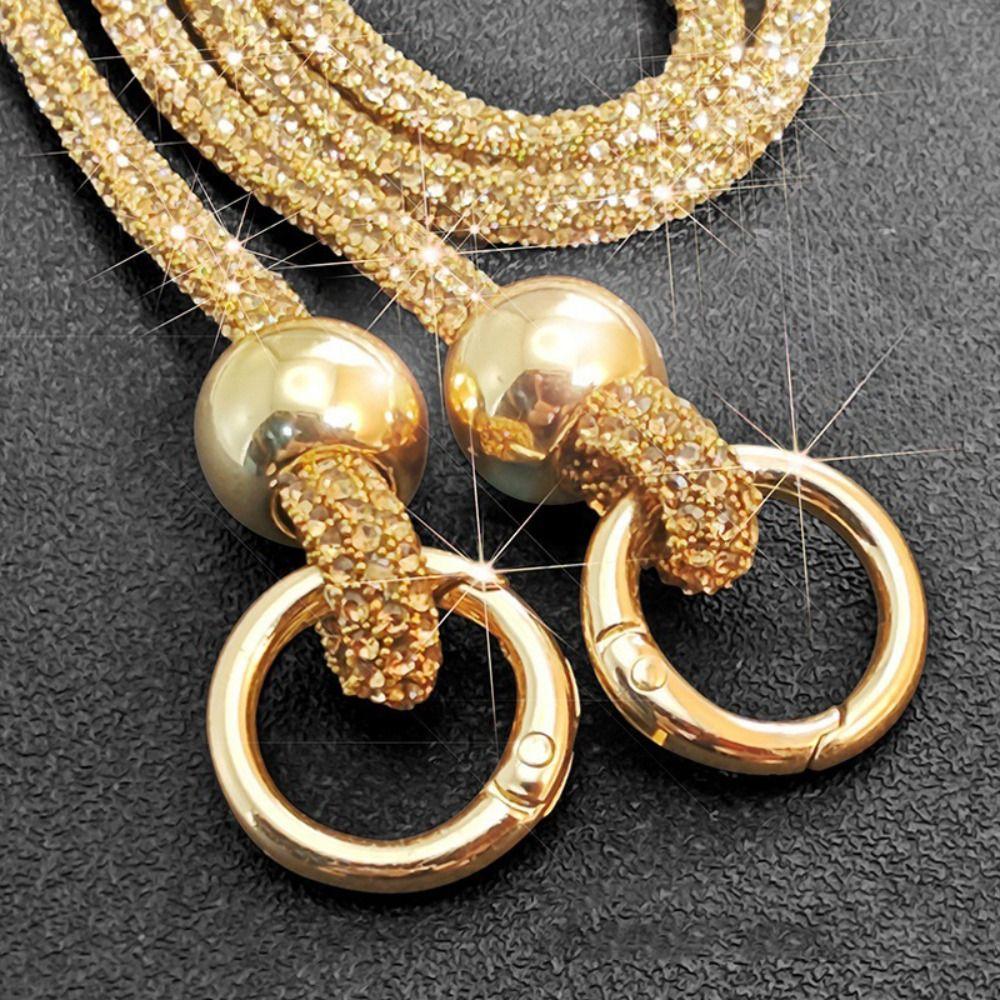 Яркий ремешок для телефона со стразами, чехол для телефона с цепочкой, ремешки, аксессуары для телефона