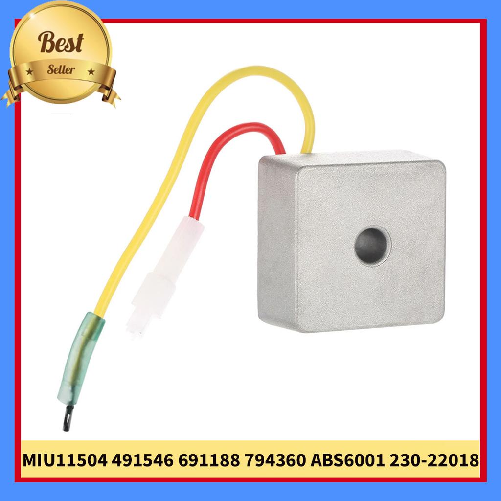 Регулятор-выпрямитель для газонокосилки-генератора Toro DH 220 Садовый трактор 05-09 MIU11504 491546 691188 794360 ABS6001 230-22018