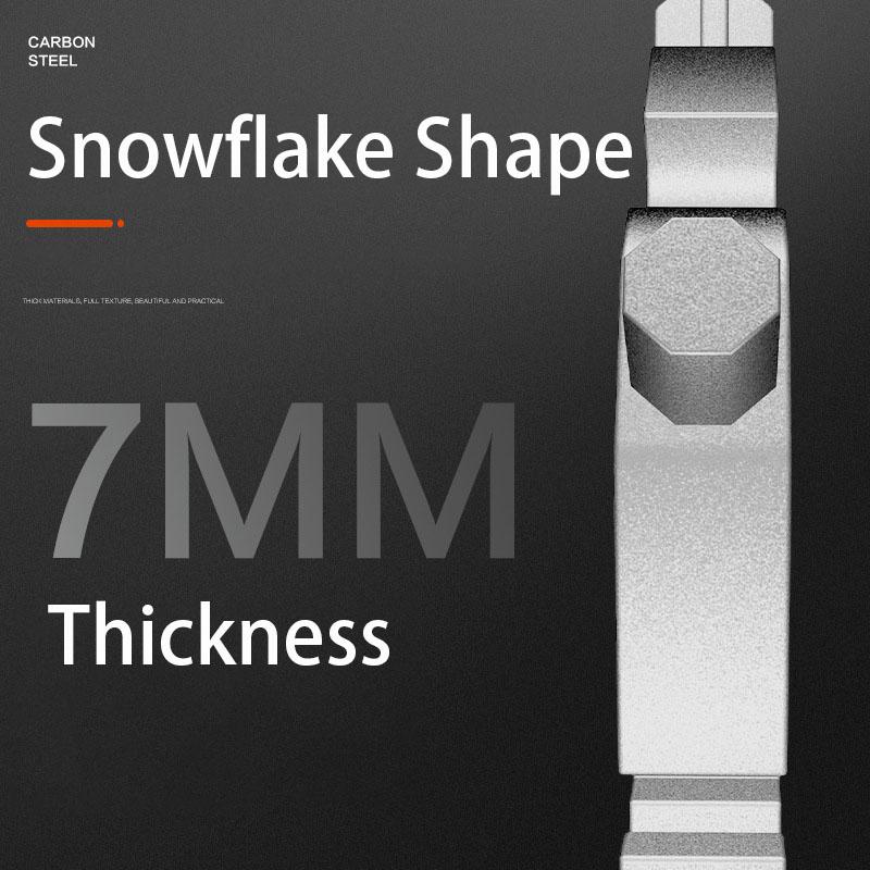 23 в 1 пятиугольный многофункциональный снежинка внутренний шестиугольный гаечный ключ инструмент для повседневного использования отвертка велосипедный комбинированный инструмент 58*58 мм