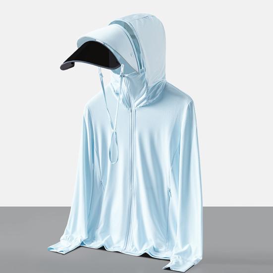 Women's Sun Protection Hoodie Jacket UV Blocking Long Sleeve Cooling Sun Shirt Casual Windbreaker Sportswear for Summer Outdoor Hiking