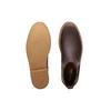 Clarks Серия Artisan Кожаные Британский Стиль Без Шнуровки Модные Ботильоны до середины икры Челси Мужские ботинки Коричневый 261749307