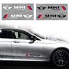 2pcs Car 3D Stickers Auto Side Body Sports Sticker Decals Car Accessories For Cooper One S Clubman R50 R53 R56 R60 F55 F56 R57 R58 R59