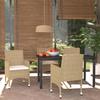 VidaXL Garden Dining Furniture and Cushions 5 Pcs Patio Dining Set Outdoor Table and Chairs Balcony 3094987