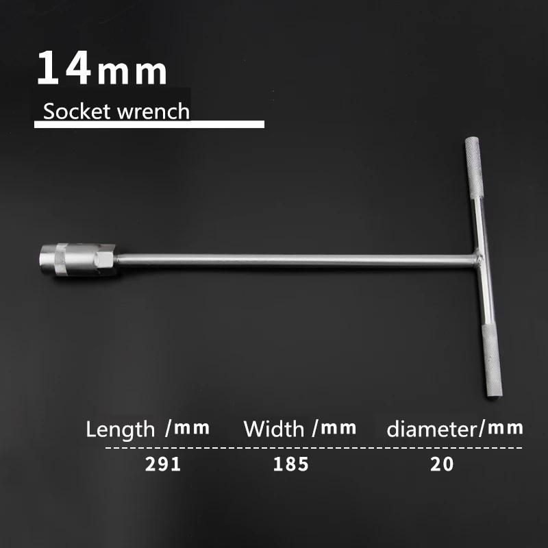 Ручной торцевой ключ Т-типа, внешний шестигранный ключ для ремонта автомобилей и мотоциклов, гаечный ключ с шестигранной головкой Т-образной формы