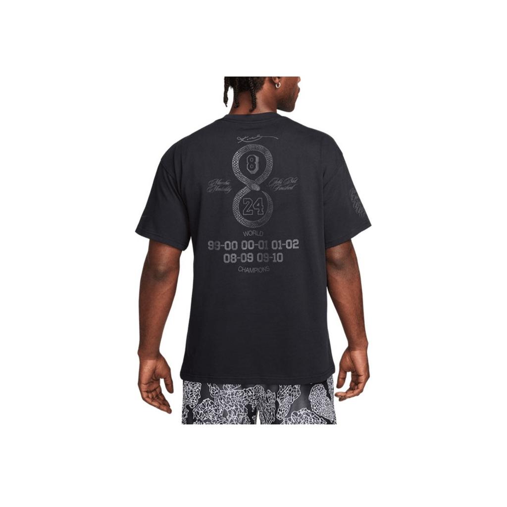 Nike Футболка с надписью «Менталитет Коби Мамбы» (Азия) Черные топы унисекс FV6067-010