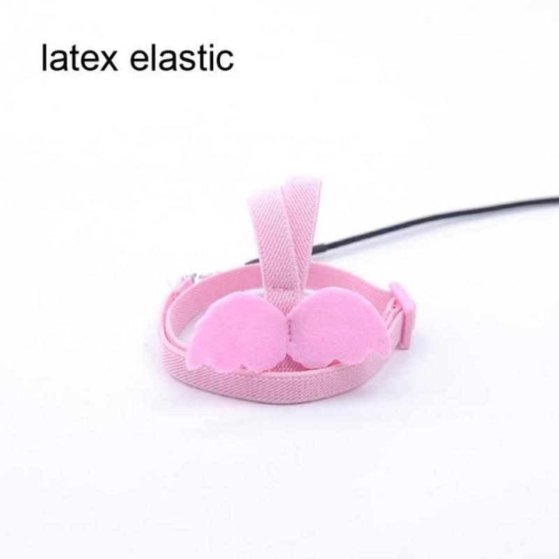 Parrot Harness and Leash Set Adjustable Outdoor Flying Training Rope with Wing for Small Medium Birds Cockatiel, Macaw, Budgie