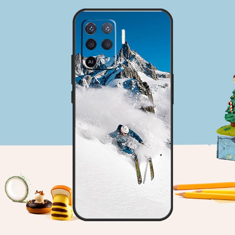 Чехол для лыж, снега, сноуборда для Oppo A54 A74 A94 A80 A60 A40 A18 A38 A58 A78 A98 A96 A76 A16 A15 A17 A57 A5 A6 Pro