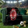 Eagle Crest Frankfurt Emblem Throws Blanket Flannel Blankets Plush for Couch Bed Gifts for Men Women Travel picnic blanket Christmas fan gifts