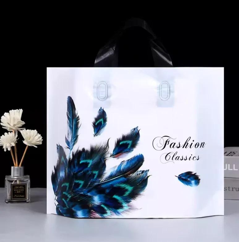 50 шт., новые модели, сумки толщиной 0,14 мм, прочная одежда, косметический подарок, сумки для покупок, эластичные, мощные, портативные, портативные упаковочные сумки