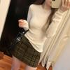 Women's Winter Tops Blouse Slim Knit Sweater Pullovers Sweatshirts Undershirts For Women Korean Clothes Fancy